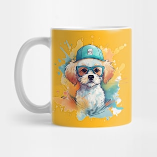 Watercolor dog Mug